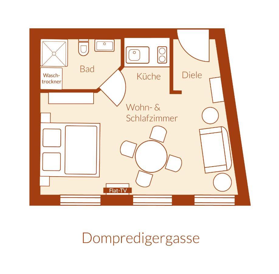 Apartment Dompredigergasse Naumburg  Eksteriør bilde